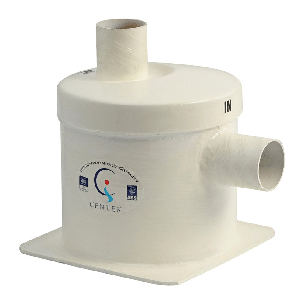 Centek Fiberglass silencer unloading lateral 50 mm - foto originale Osculati Srl