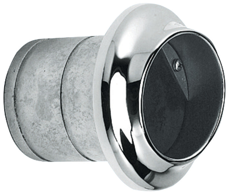 Exhaust pipe AISI316 mirror polished Ø 125 mm - foto originale Osculati Srl