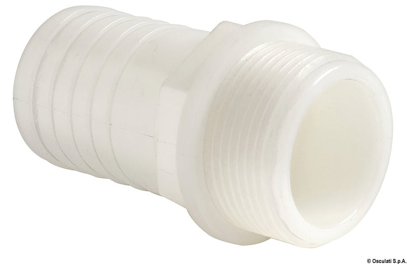 Hose adapter 1"1/2 x 38 mm straight (pack of 10) - foto originale Osculati Srl