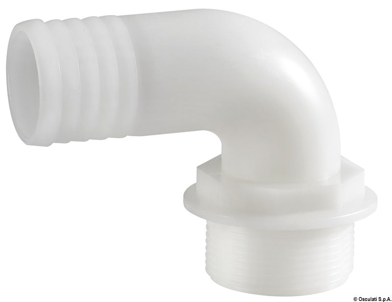 Hose adaptor 1"1/4 x 38 mm 90° curve (pack of 25) - foto originale Osculati Srl