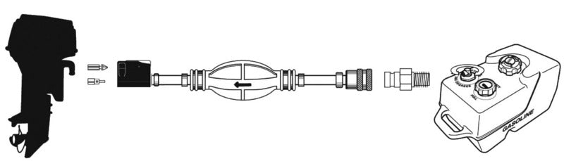 Fuel line for engines Honda - foto originale Osculati Srl