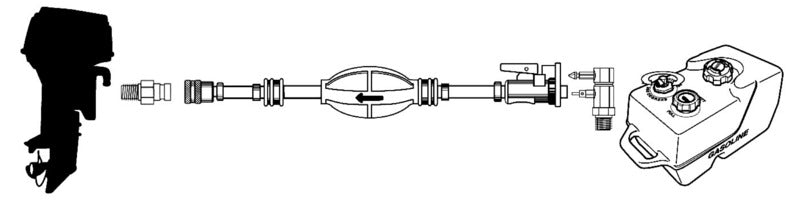 Fuel line for Suzuki engines - foto originale Osculati Srl