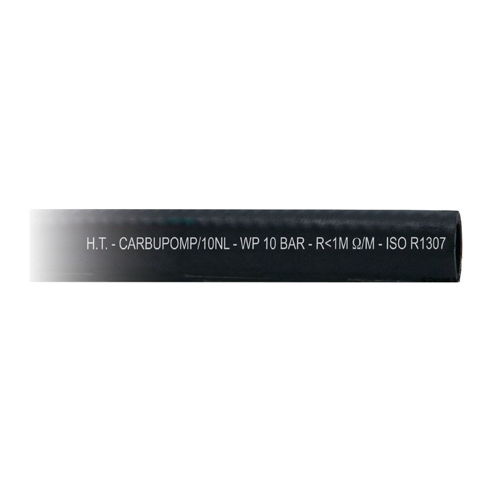 Rubber fuel pipe black 25m roll (pack of 25) - foto originale Osculati Srl