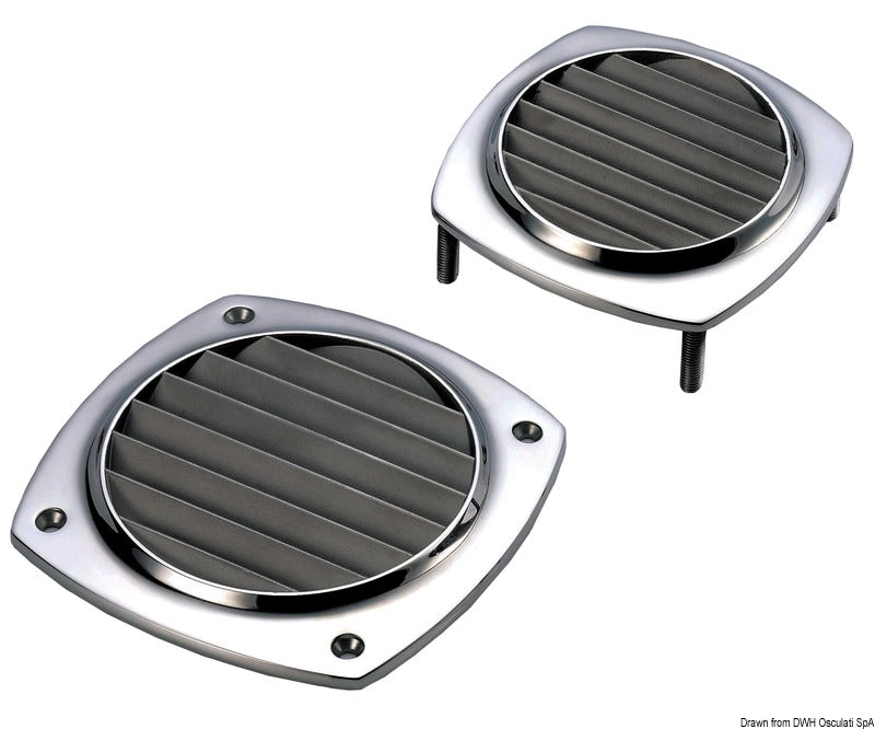 Air vent AISI316 97x97 mm w/studs - foto originale Osculati Srl