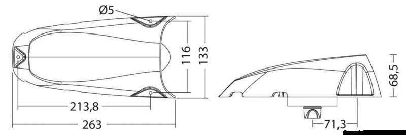 Cover for Wind Shell venting system - foto originale Osculati Srl