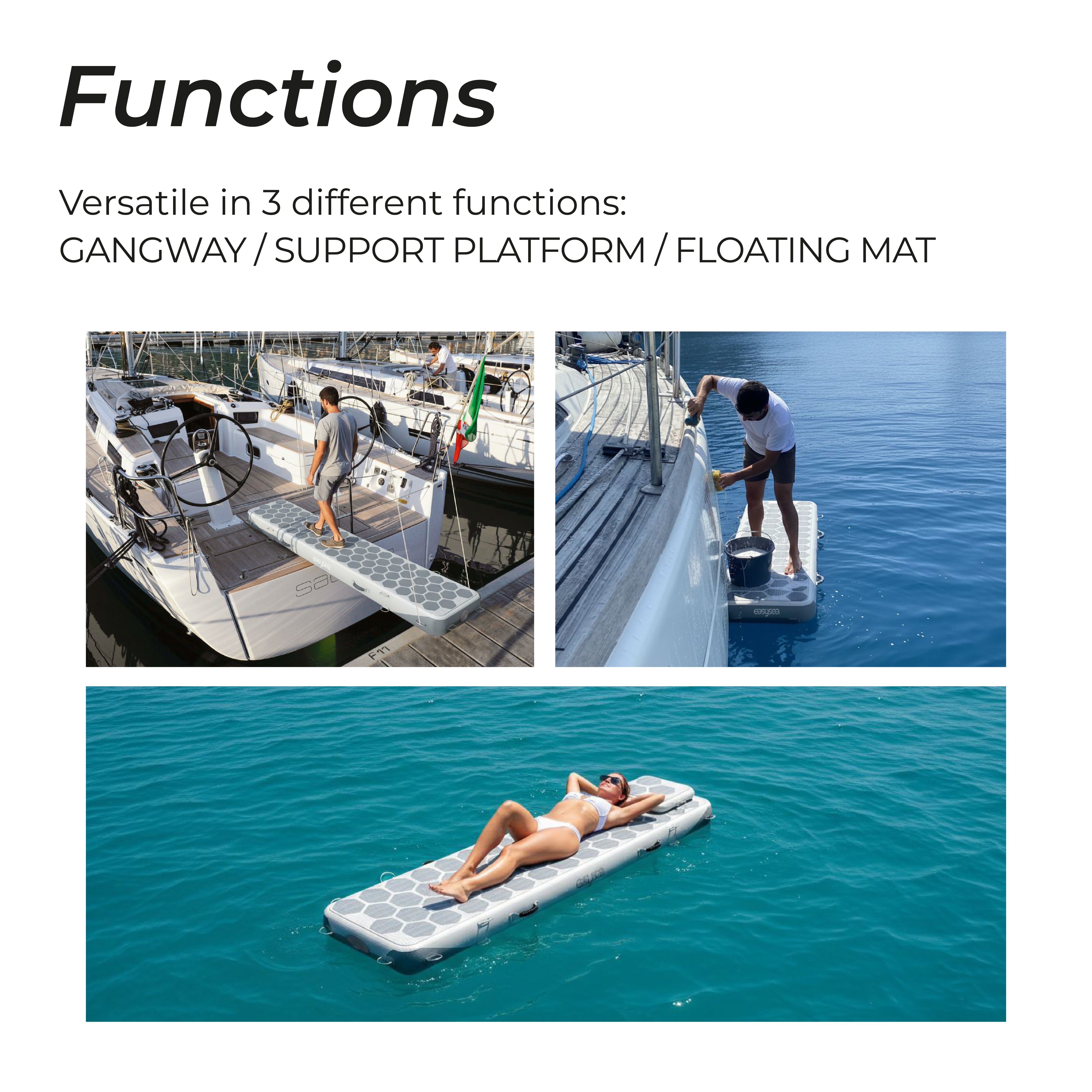 Way2 - The inflatable reversible gangway