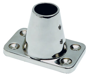 Stanchion base slope 7° 90x96mm 60mm - foto originale Osculati Srl