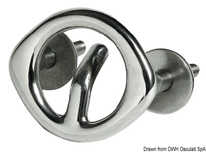 Water ski towing ring 60 mm - foto originale Osculati Srl