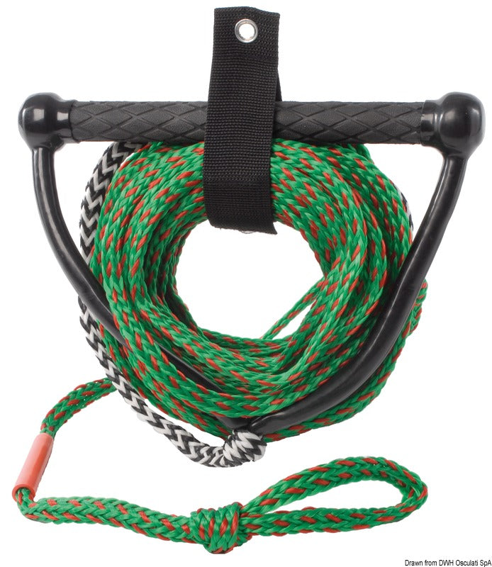 Bi-coloured tow rope high-visibility - foto originale Osculati Srl