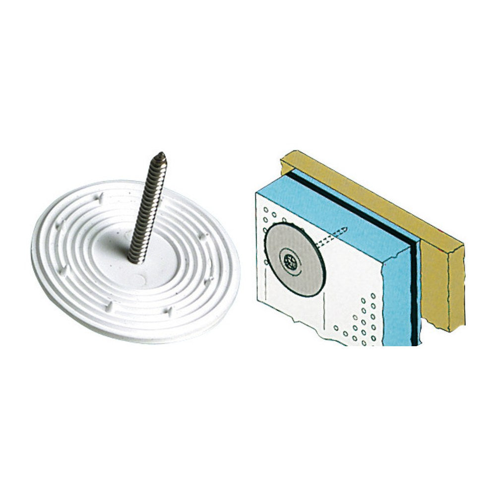 Plastic toothed washer 50 mm (pack of 250) - foto originale Osculati Srl