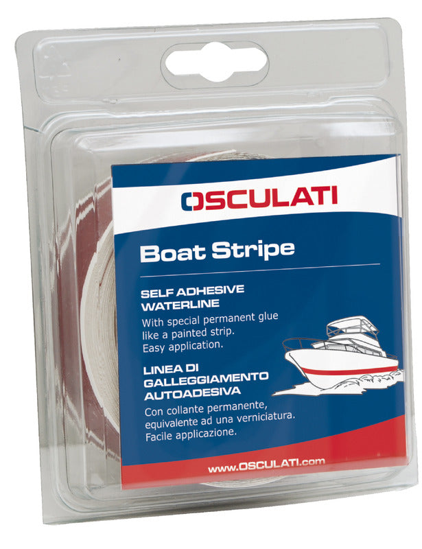 Waterline 2-stripe black 72 mm - foto originale Osculati Srl