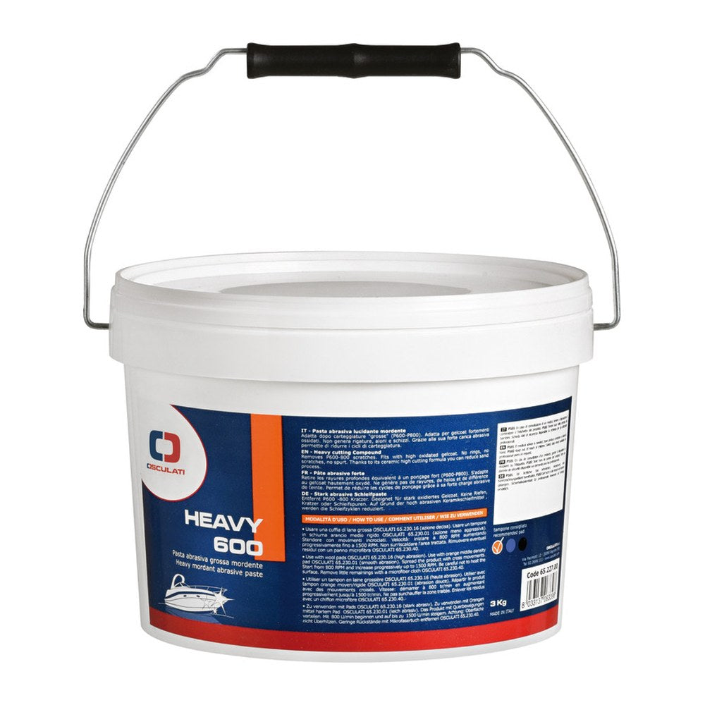 Osculati Heavy 600 coarse abras.paste 3 kg white - foto originale Osculati Srl