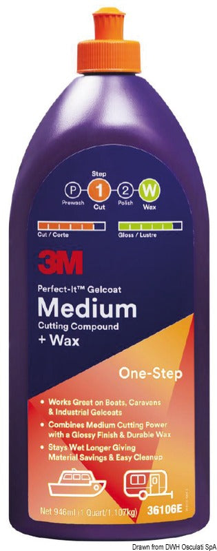 3M Polish for medium oxidation 946 ml - foto originale Osculati Srl