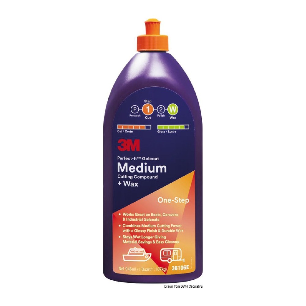 3M Polish for medium oxidation 946 ml - foto originale Osculati Srl