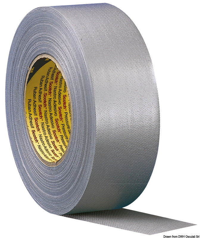 3M 3M Y389 cloth adhesive tape silver 50mmx50m - foto originale Osculati Srl
