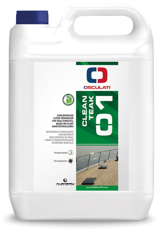 Cleanteak detergente sgrassante per teak 5 L - foto originale Osculati Srl