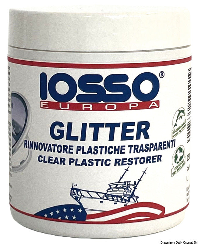 IOSSO restorer for clear plastic 250 ml - foto originale Osculati Srl