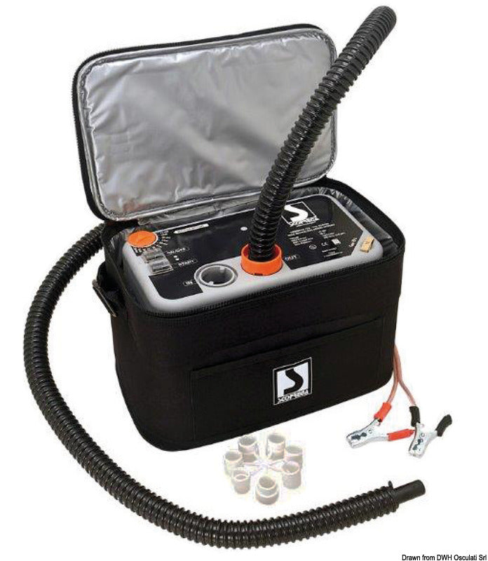 Scoprega BRAVO Turbo Max inflator 12 V - foto originale Osculati Srl