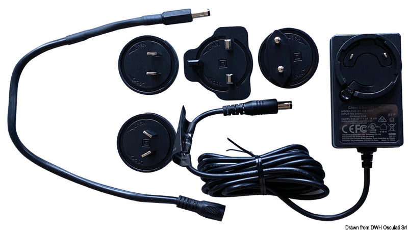 Scoprega 220 V charger for inflators - foto originale Osculati Srl