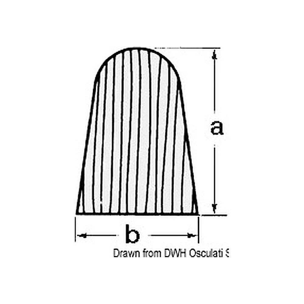 ARC Gunnel profile 28x20 mm - foto originale Osculati Srl