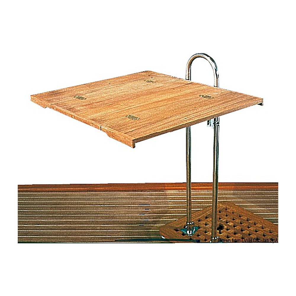 ARC Folding teak table without edge 90x60 - foto originale Osculati Srl
