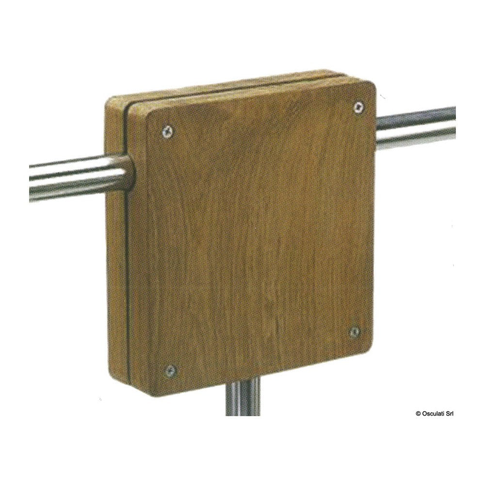 ARC Teak pulpit motor stand 175x175x45 mm - foto originale Osculati Srl