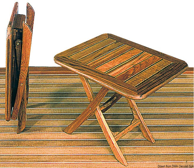 ARC Teak tip-top table 50x40 cm - foto originale Osculati Srl