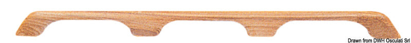 ARC Teak handrail 825 mm - foto originale Osculati Srl