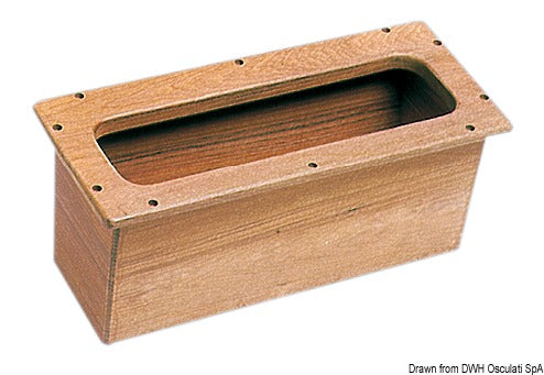 ARC Teak recess box 450x190x190 mm - foto originale Osculati Srl