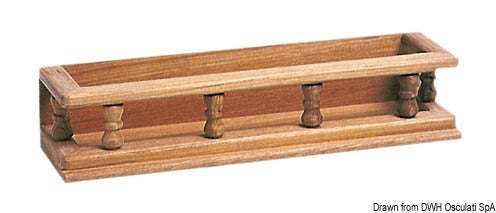 ARC Teak spice rack 350x65x90 mm - foto originale Osculati Srl