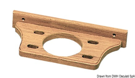 ARC Teak toothbrush/glass holder 206x89x37 mm - foto originale Osculati Srl