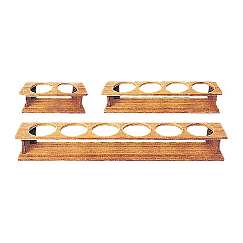 ARC Teak glass holder 600x87x90 mm - foto originale Osculati Srl