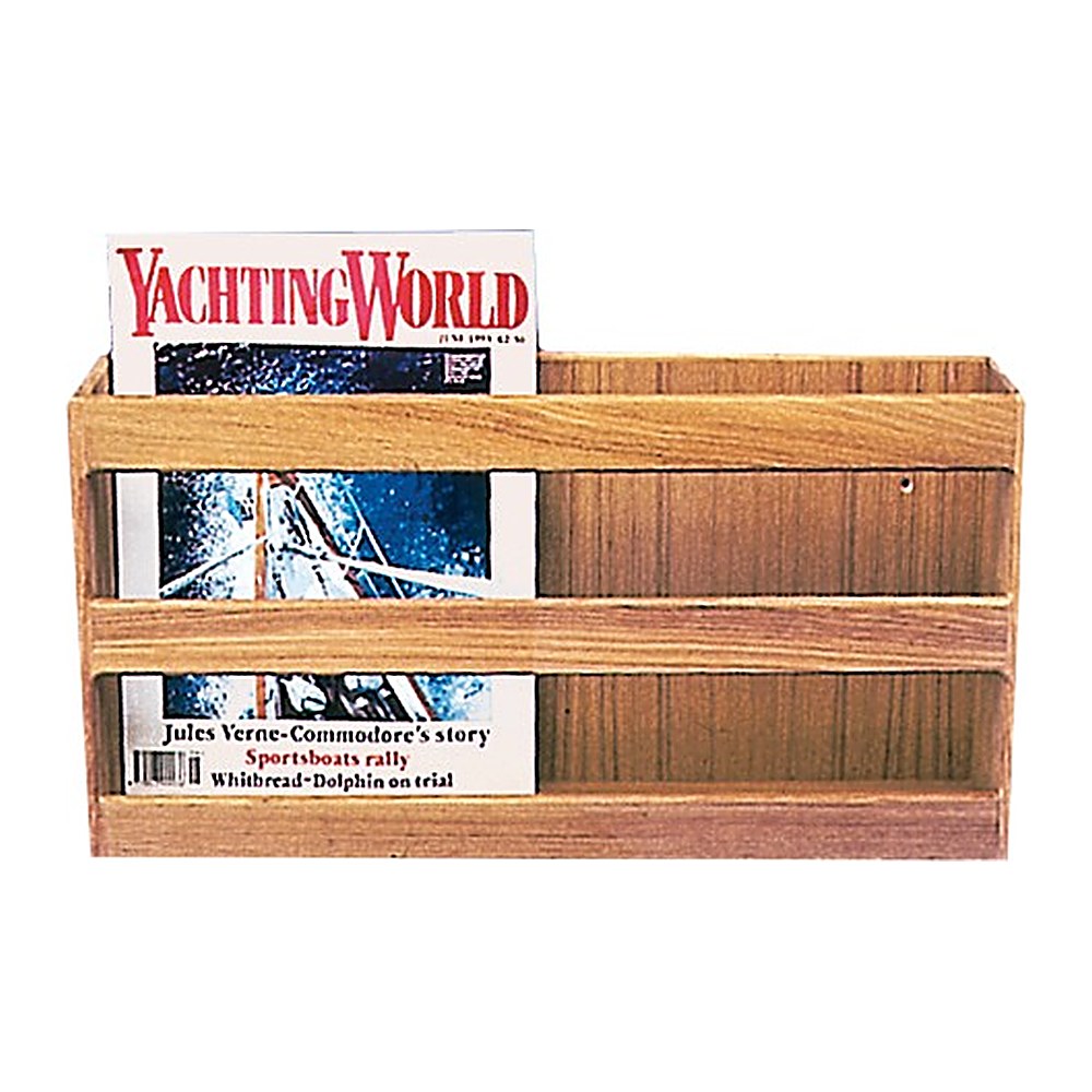 ARC Teak books rack 375x190x200 mm - foto originale Osculati Srl