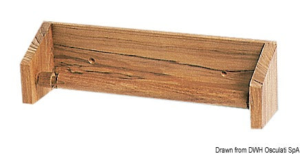 ARC Teak kitchen paper holder 310x97x90 mm - foto originale Osculati Srl
