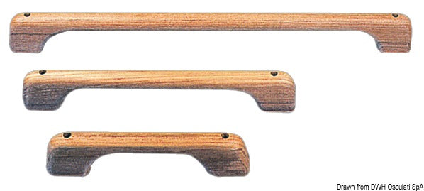 ARC Teak towel bar 250x60x25 mm - foto originale Osculati Srl