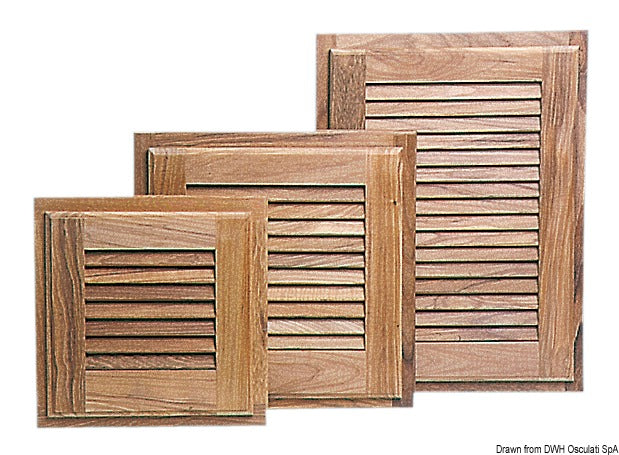 ARC Teak door + frame 380x500 mm - foto originale Osculati Srl