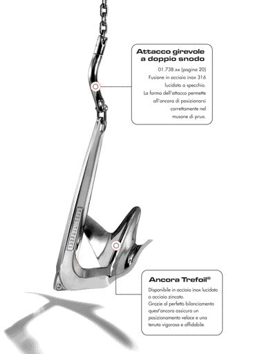 Twist chain/anchor connection 10/12 mm - foto originale Osculati Srl
