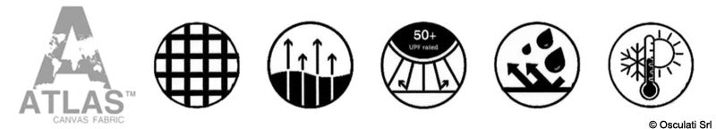 OCEANSOUTH cover f.MERCURY engine 4T 995cc-25" - foto originale Osculati Srl