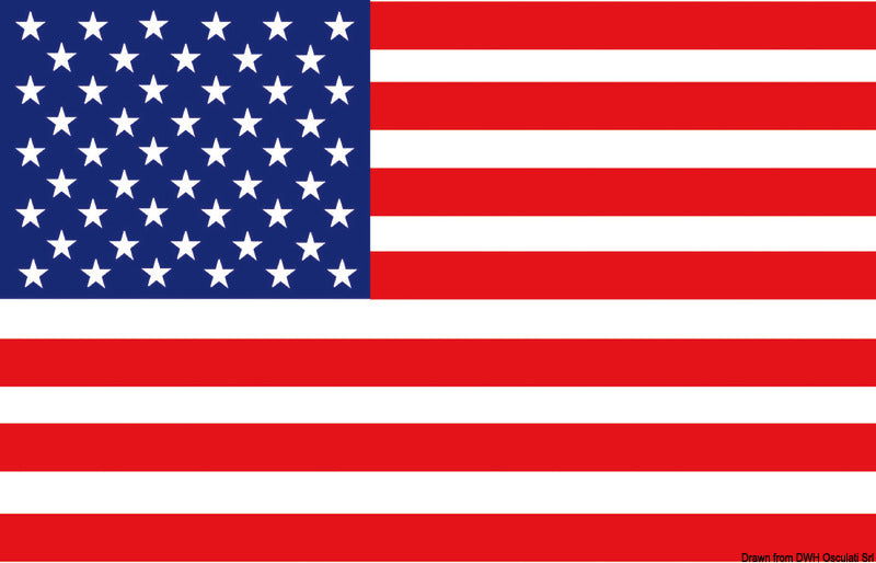Flag USA 50 x 75 cm - foto originale Osculati Srl