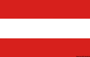 Flag Austria 50 x 75 cm - foto originale Osculati Srl