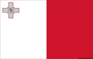 Flag Malta 50 x 75 cm - foto originale Osculati Srl