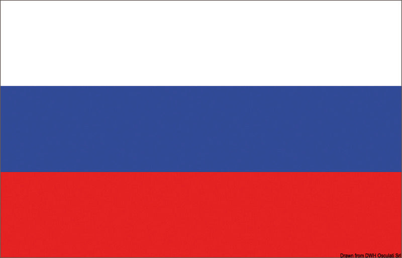 Flag Russia 80 x 120 cm - foto originale Osculati Srl