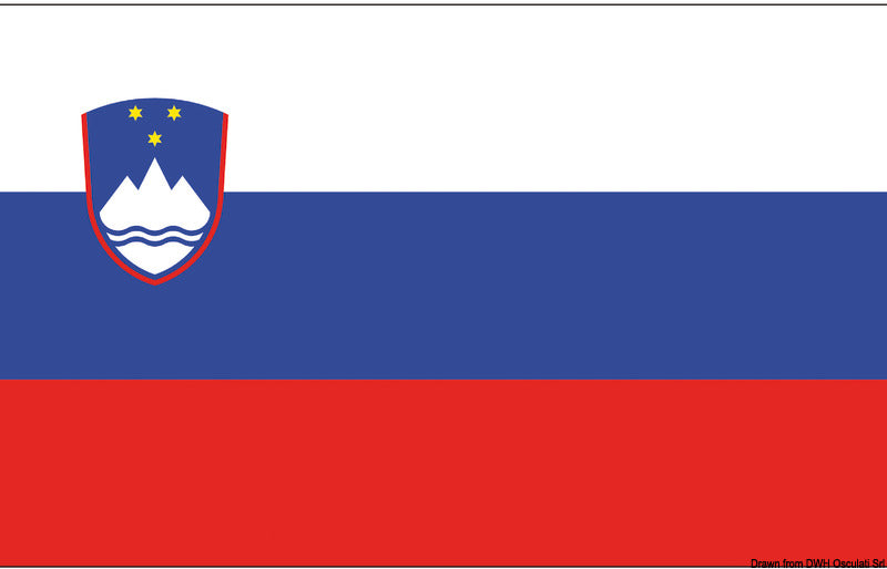 Flag Slovenia 40 x 60 cm - foto originale Osculati Srl