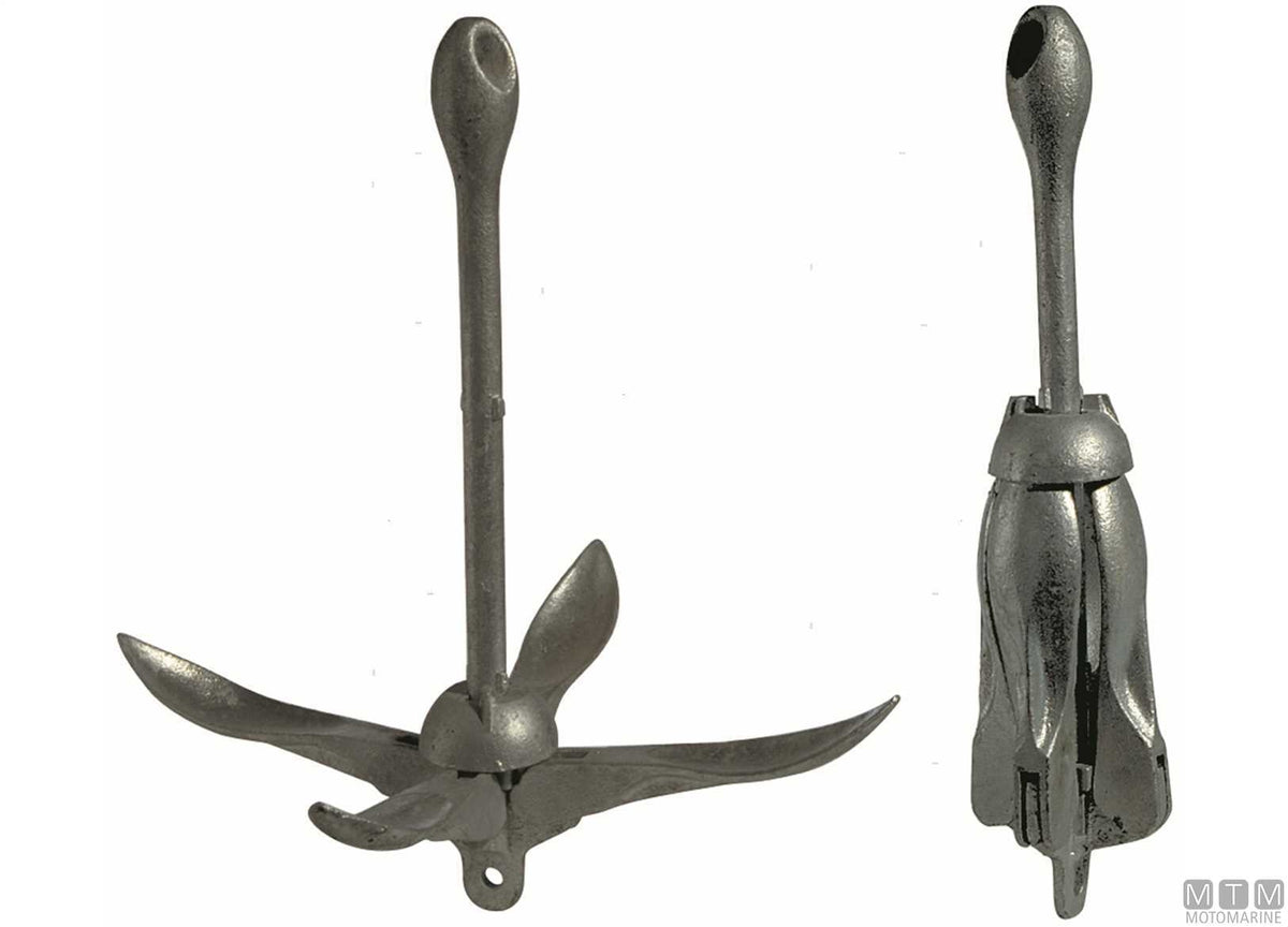 Umbrella anchor 8 kg hot-dip galvanized steel - original photo Motomarine Srl