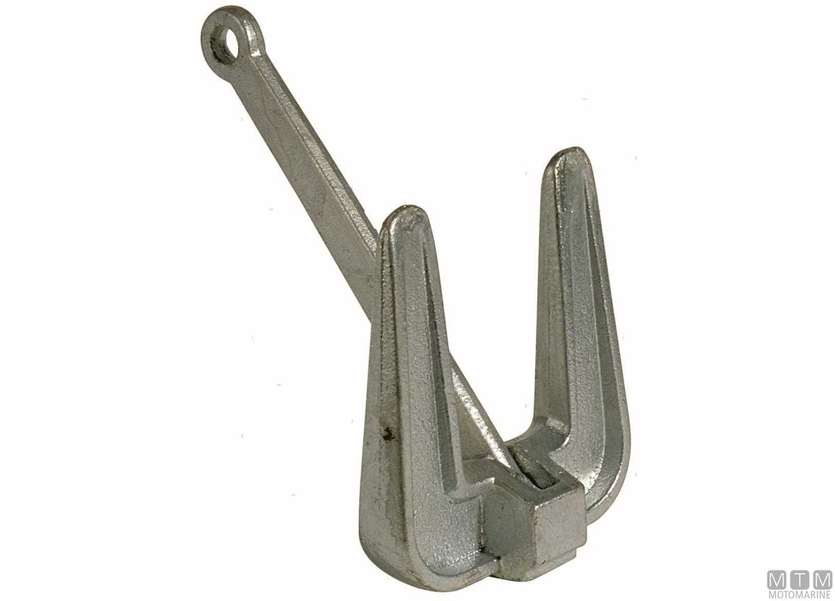 Hall anchor 2 kg hot-dip galvanized steel - original photo Motomarine Srl