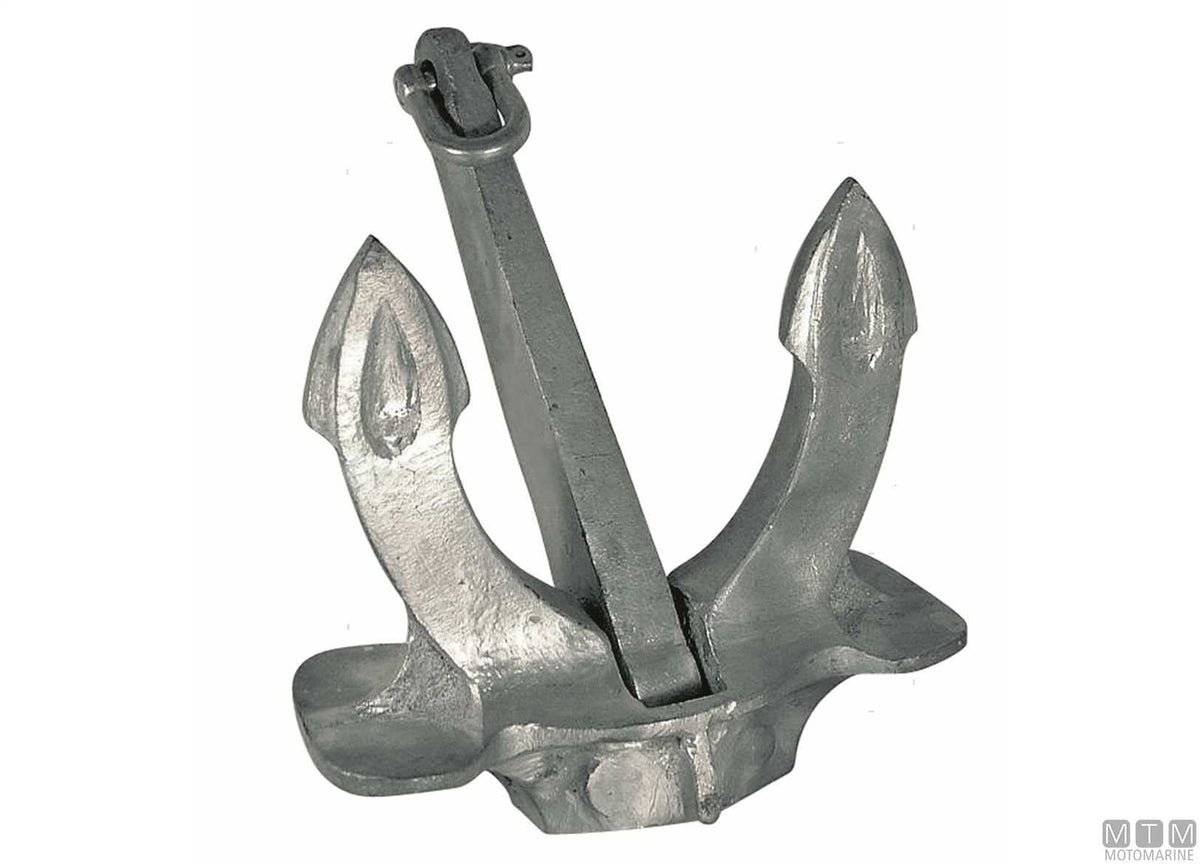 Hall anchor 58 kg hot-dip galvanized steel - original photo Motomarine Srl