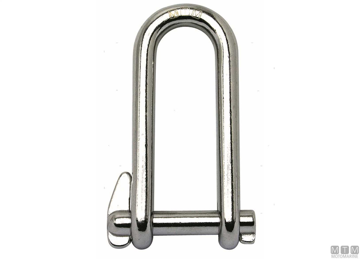 Key pin shackle Ø5 mm AISI 316 stainless steel captive pin M-CARD - original photo Motomarine Srl
