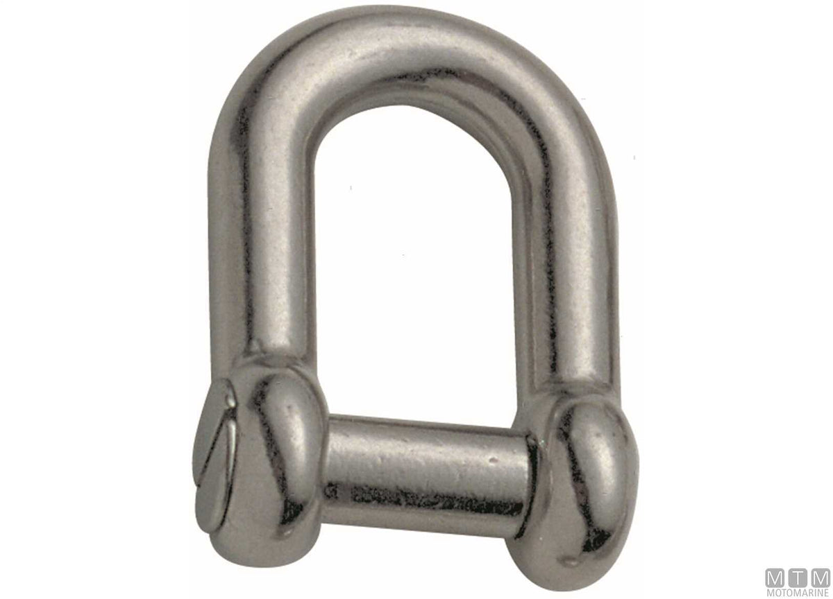 Screw pin shackle Ø8 mm stainless steel 316 - original photo Motomarine Srl