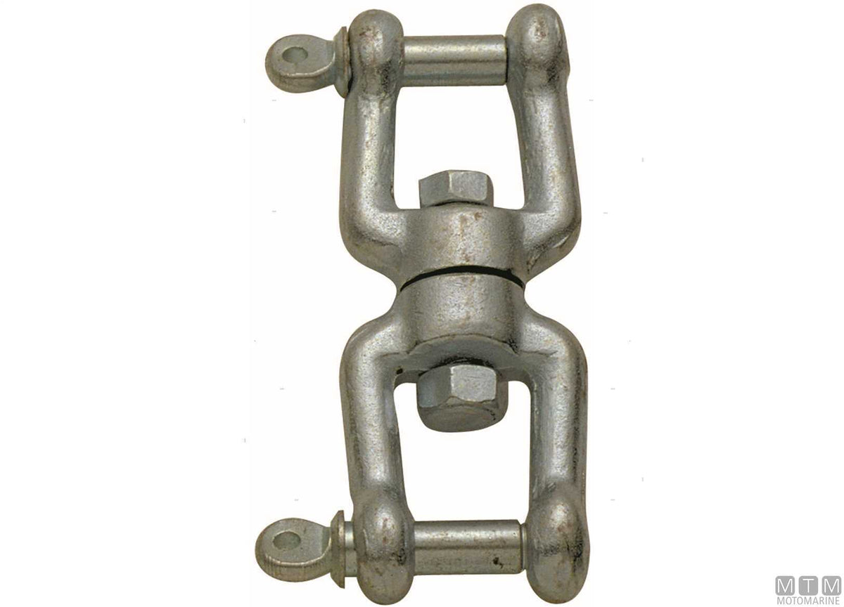 Shackle/shackle swivel Ø13 mm hot-dip galvanized steel - original photo Motomarine Srl