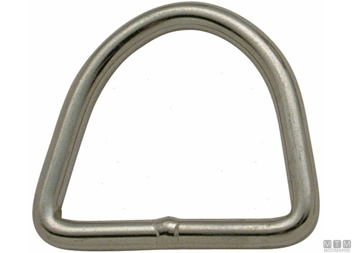D-ring Ø3x26 mm stainless steel 316 - original photo Motomarine Srl
